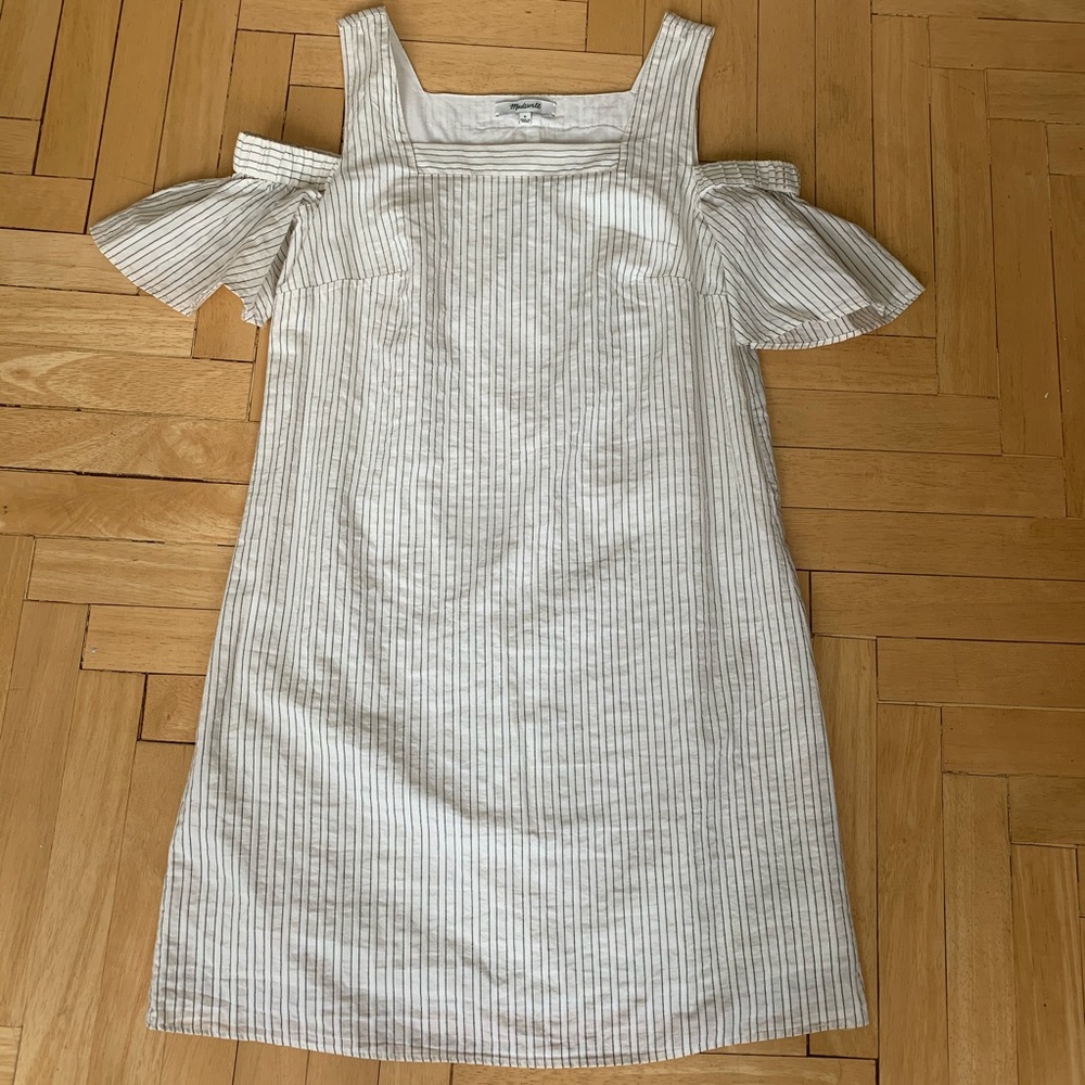 Madewell cold- shoulder dress sz 0